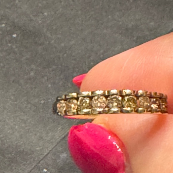 Champagne diamond 14k ring - Picture 6 of 11